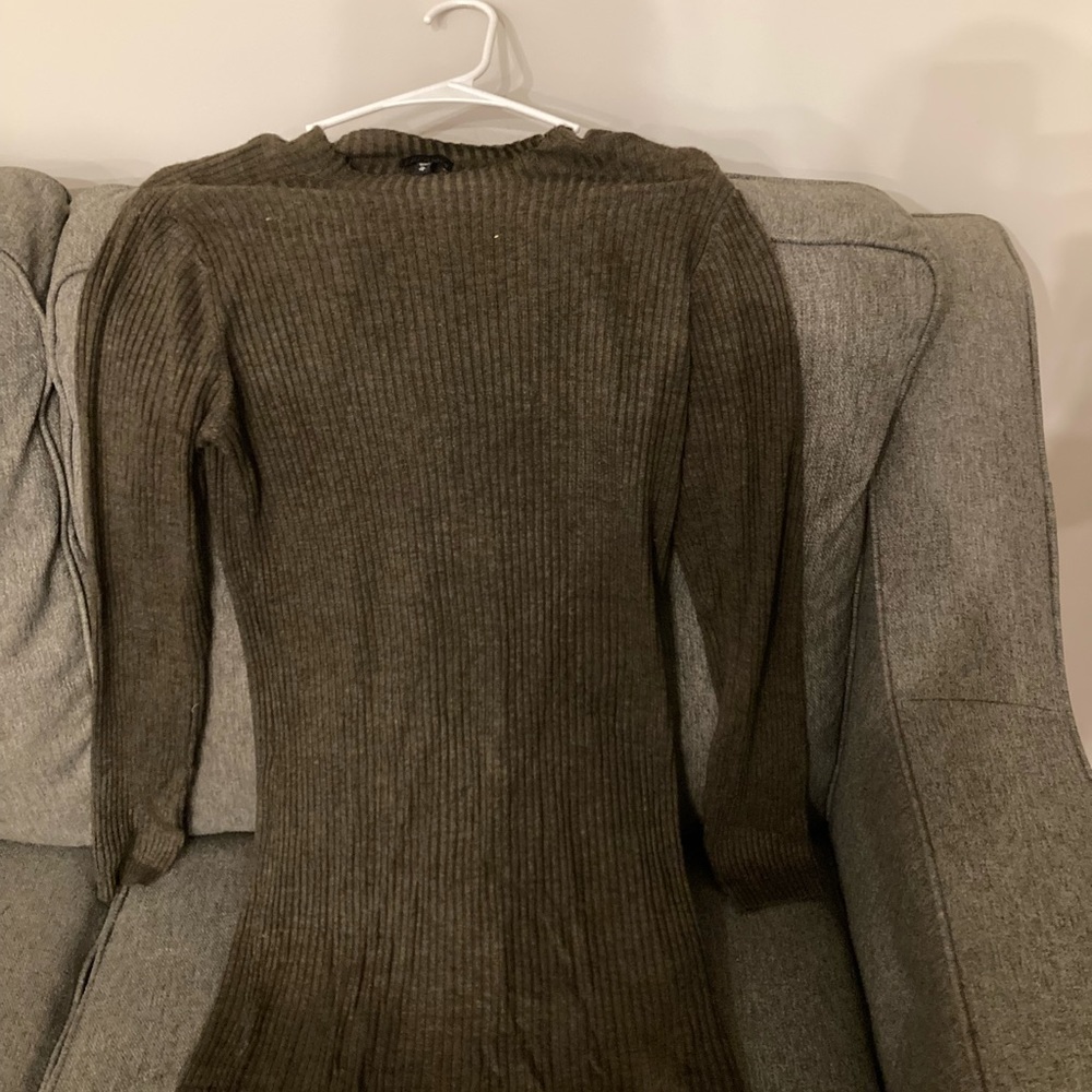 Express dress, size medium, olive green